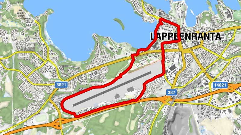 Pallo - Rakuunamäki - Leiri - Lappeenranta