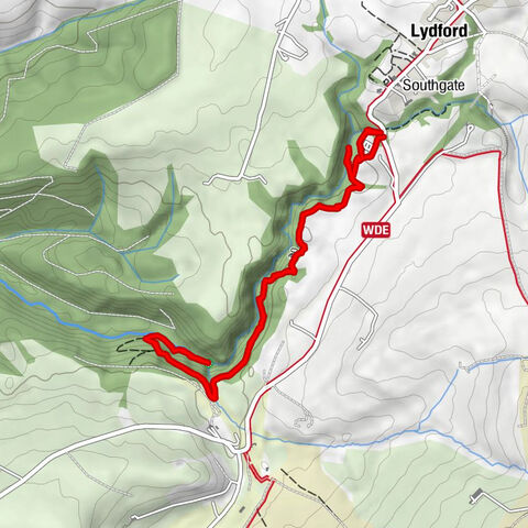 Lydford - Devil's Cauldron - White Lady Waterfall