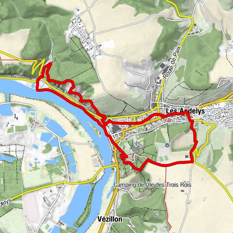 Le Petit Andely - Roche de l'Ermite - Collégiale Notre-Dame - Église Saint-Sauveur