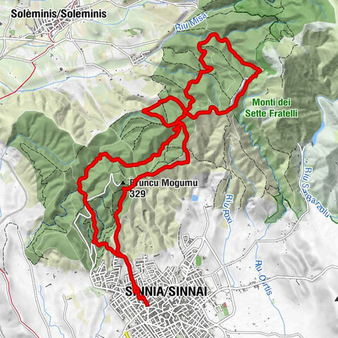 Sìnnia/Sinnai - Santa Vittoria - Bruncu Mogumu