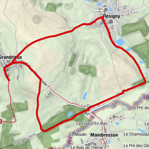 Grandrieux - La Gare - Église Saint-Nicolas