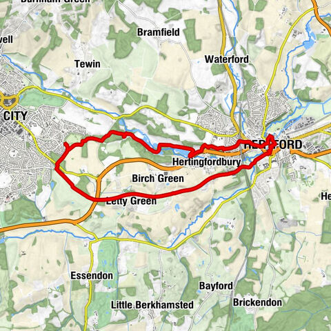 Welwyn Garden City - London - Hertford - Hertford St Andrew