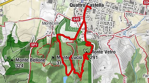 Quattro Castella - Monte Vetro - Bianello