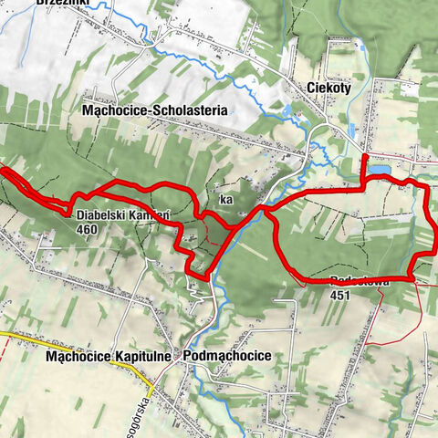 Radostowa - Diabelski Kamień - Ameliówka