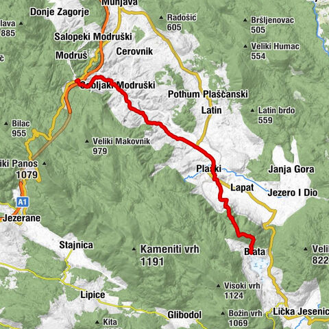 Gornji Gašparovići - Gradina - Vršak - Blata