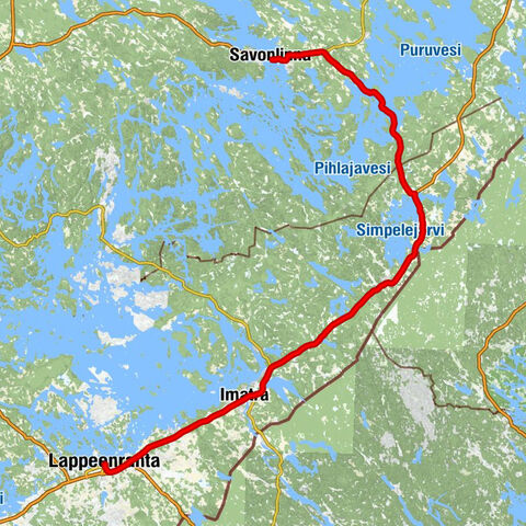 Savonlinna - Punkaharju - Lappeen Marian kirkko - Kylpylä