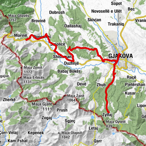 Restaurant Villa Italia - Kisha katolike e Gjakovës - Tyrbja e Tahir Efendisë - Komuna e Gjakovës / Opština Ðakovica