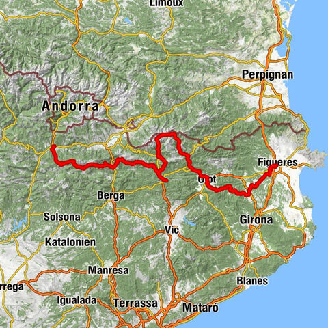 Sant Ermengol - Torreta de Cadí - Taga - Figueres