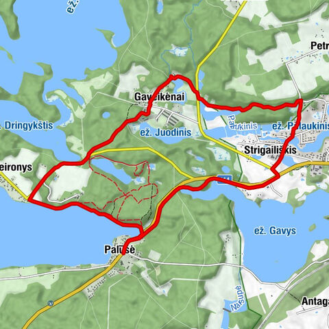 Palūšė - Meironys - Gaveikėnai - Romnesa