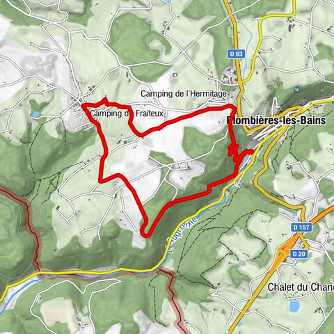 Plombières-les-Bains - Hôtel Restaurant Fontaine Stanislas - Église Saint-Jean-Baptiste - Le Fraiteux