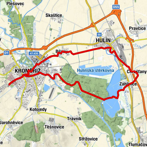 Kroměříž - Hulín - Restaurant Celnice