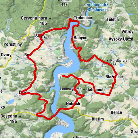 Měřín - Jablonná - U Melíšků - Blaženice