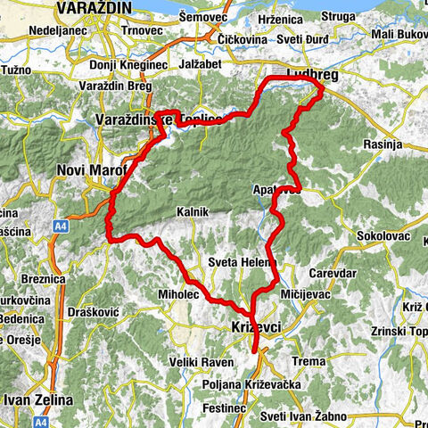 Križevci - kapela Majke Božje Žalosne - Kapela Svete Marije od uznesenja - crkva svetog Martina