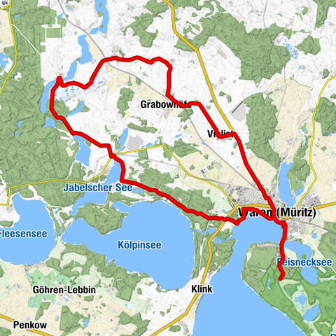 Waren (Müritz) - Strandkorb - Alt Gaarz