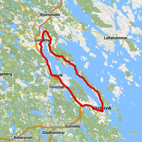 Västervik - Stuverum - Sandebo