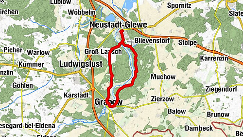 Neustadt-Glewe - Wabel - Grabow
