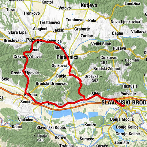 Slavonski Brod - crkva rođenja svetog Ivana Krstitelja - crkva svetog Ilije Proroka - crkva svetog Emerika