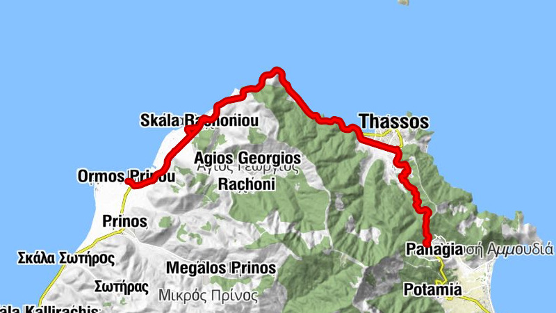 Όρμος Πρίνου - Σκάλα Ραχωνίου - Pefkospilia Taverna - Θάσος