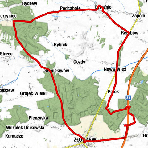 restauracja "Casablanca" - Brzeźnio - Kościół pw. świętego Idziego - Złoczew