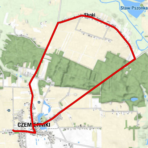 Kaplica cmentarna św. Ludwika - Kościół pw. Świętego Stanisława Biskupa i Męczennika w Czemiernikach - Czemierniki - Bistro Mięta
