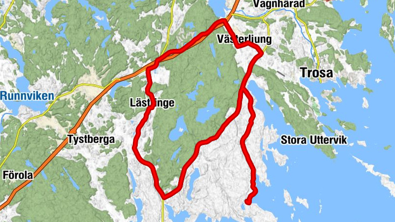 Trosa kommun - Tuna - Skällberga - Nyköpings kommun