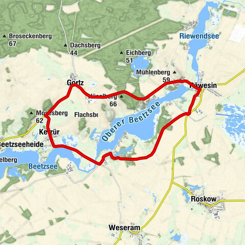 Lünow - Päwesin - Bagow - Dorfkirche Bagow