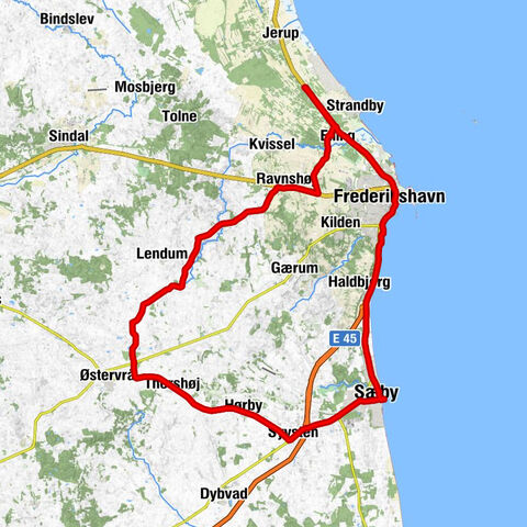 Nielstrup - Elling - Sæby - Frederikshavn