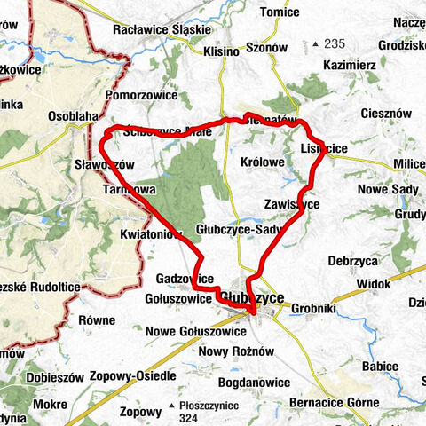 Głubczyce - Tarnkowa - Kościół parafialny pw. Trójcy Świętej - Stare Miasto
