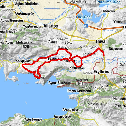 Θήβα - Λουτούφι - Μελισσοχώρι - Καπαρέλλι