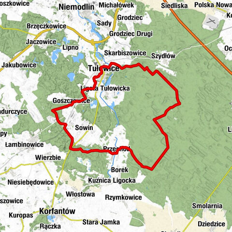Tułowice - Kaplica Świętego Łazarza - Kościół parafialny pw. św. Jana Chrzciciela - Kościół parafialny pw. św. Rocha