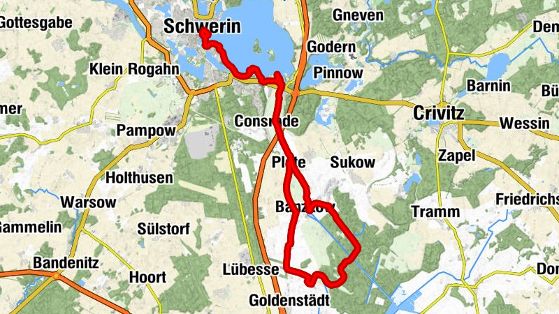 Plate - Störkrug - Schwerin - Dorfkirche Mirow