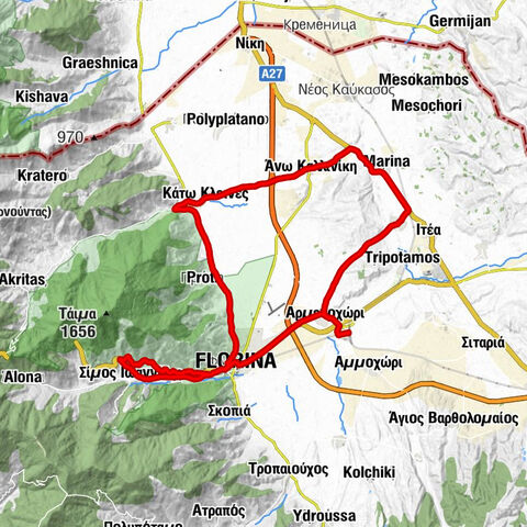 Μεσονήσι - Φλώρινα - Αγία Παρασκευή