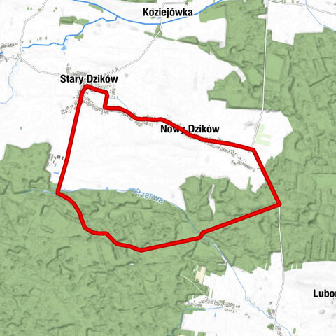Kościół pw. Trójcy Przenajświętszej w Starym Dzikowie - Nowy Dzików - Kościół pw. Miłosierdzia Bożego w Nowym Dzikowie - Stary Dzików