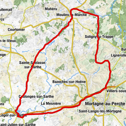 Soligny-la-Trappe - Église Saint-Germain - Église Saint-Évroult - Église Notre-Dame-de-l'Assomption