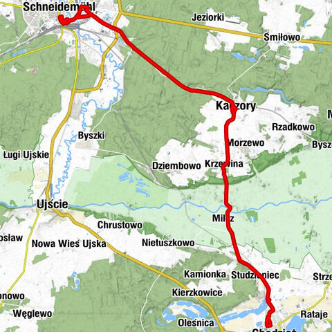 Chodzież - Studzieniec - Kaczory - Piła