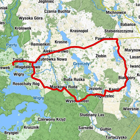 Stary Folwark - Tartak - Ryżówka - Warszawa