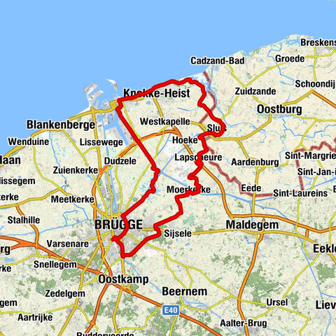 Brugge - De Peerdeblomme - Sint-Dionysiuskerk - Onze-Lieve-Vrouw Hemelvaartkerk