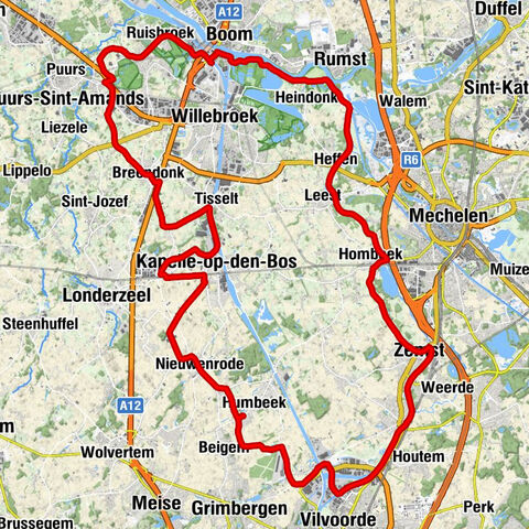 't Kruis - Lourdesgrot - Sint-Amanduskerk - Onze-Lieve-Vrouwkapel