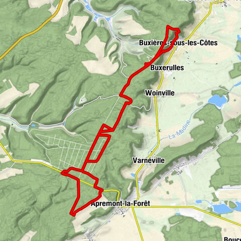 Buxières-sous-les-Côtes - Chapelle des Bures - Apremont-la-Forêt