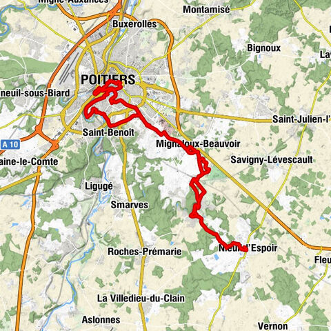 Nieuil-l'Espoir - Église Saint-Hilaire-entre-les-églises - Église Saint-Savin (ancienne) - Église Saint-Hilaire le Grand