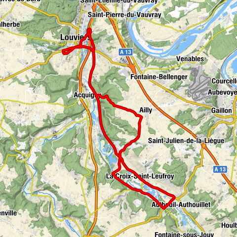 Maison Rouge - Église Notre-Dame - Église Saint-Germain - Église Saint-Pierre de Fontaine-Heudebourg