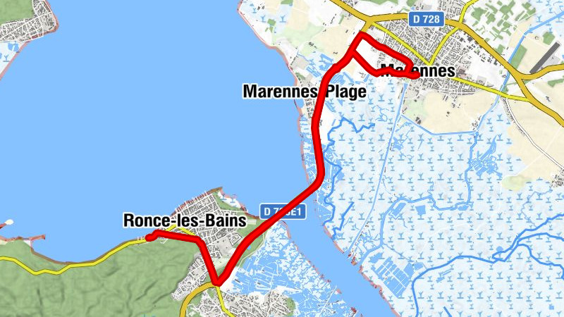 Marennes - L'Arceau - Marennes-Plage - Ronce-les-Bains