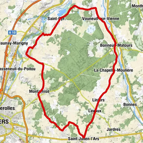 Bonneuil-Matours - Église Saint-Nicolas - Église Notre-Dame-de-l'Assomption - Église Saint-Étienne