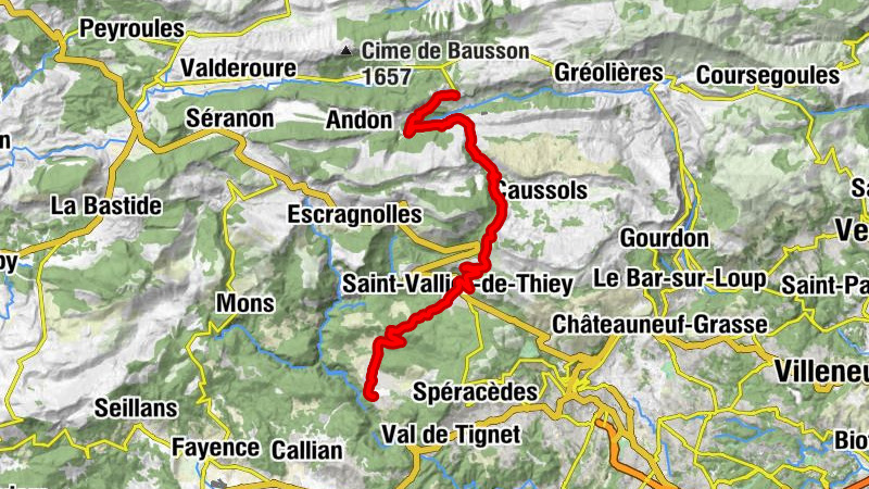 Saint-Cézaire-sur-Siagne - Chapelle Sainte-Brigitte - Saint-Vallier-de-Thiey - Notre-Dame de l'Assomption