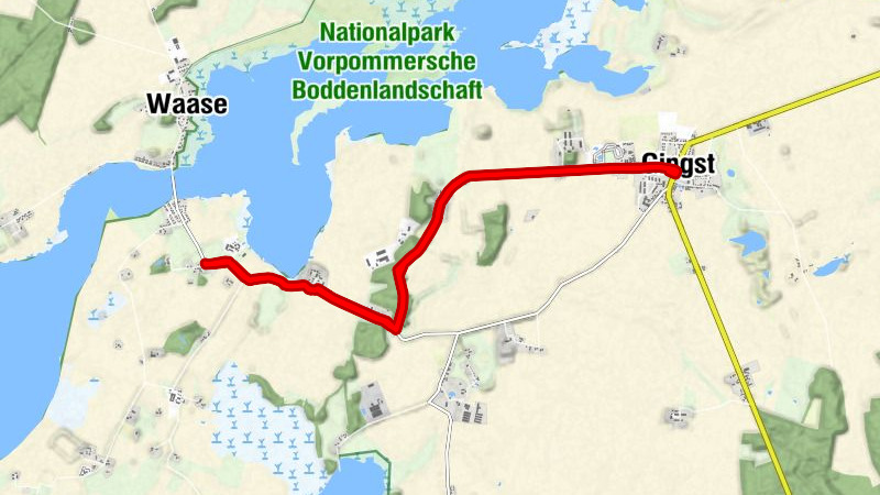 Ummanz - Varbelvitz Hof - Varbelvitz Dorf - Volsvitz
