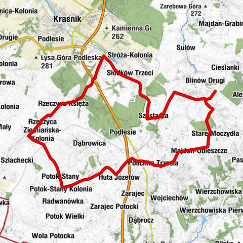 Blinów Pierwszy - Szastarka - Kościół pw. Świętego Maksymiliana Kolbego w Szastarce - Kościół pw. Świętego Jana Marii Vianneya w Polichnie