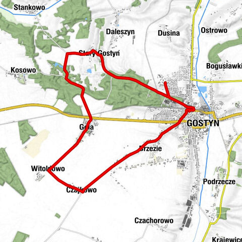 Gostyń - Osiedle 700-lecia - Brzezie - Czerwiniec