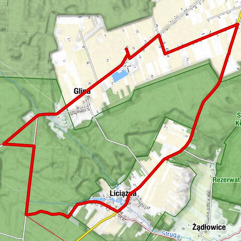 Glina - Czekaj - Liciążna