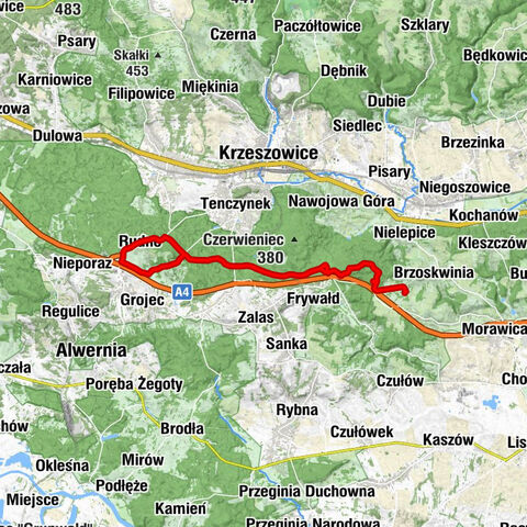 Dwór - Bukowa Góra - Podzamcze - Kolonia