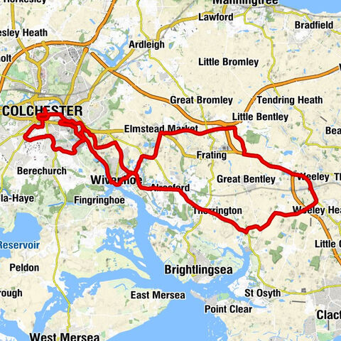 Weeley - Rezza's Charcoal - Saint James the Great, Colchester - Saint Leonard's in the Hythe